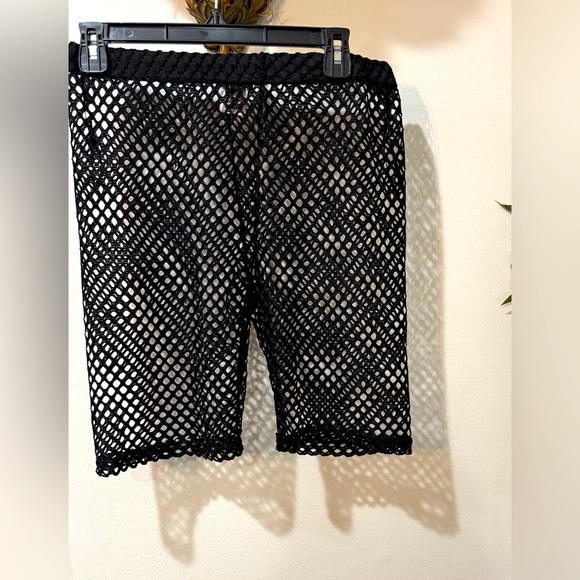 Black Mesh Shorts - Picture 1 of 5